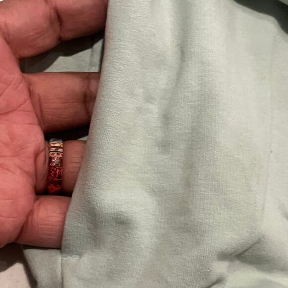 Fila Mint Green Sweatshirt Womens Medium Long Sleeve‎ Crew Neck Graphic Logo - Picture 3 of 7